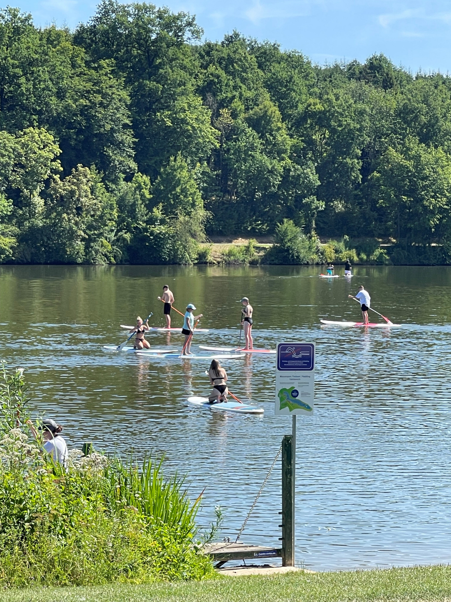 Stand Up Paddling bei 30 Grad und es wird noch heißer